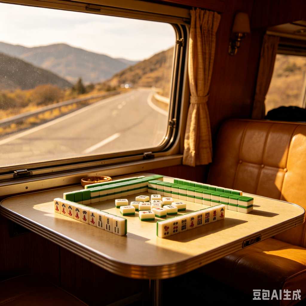printed logo mahjong set