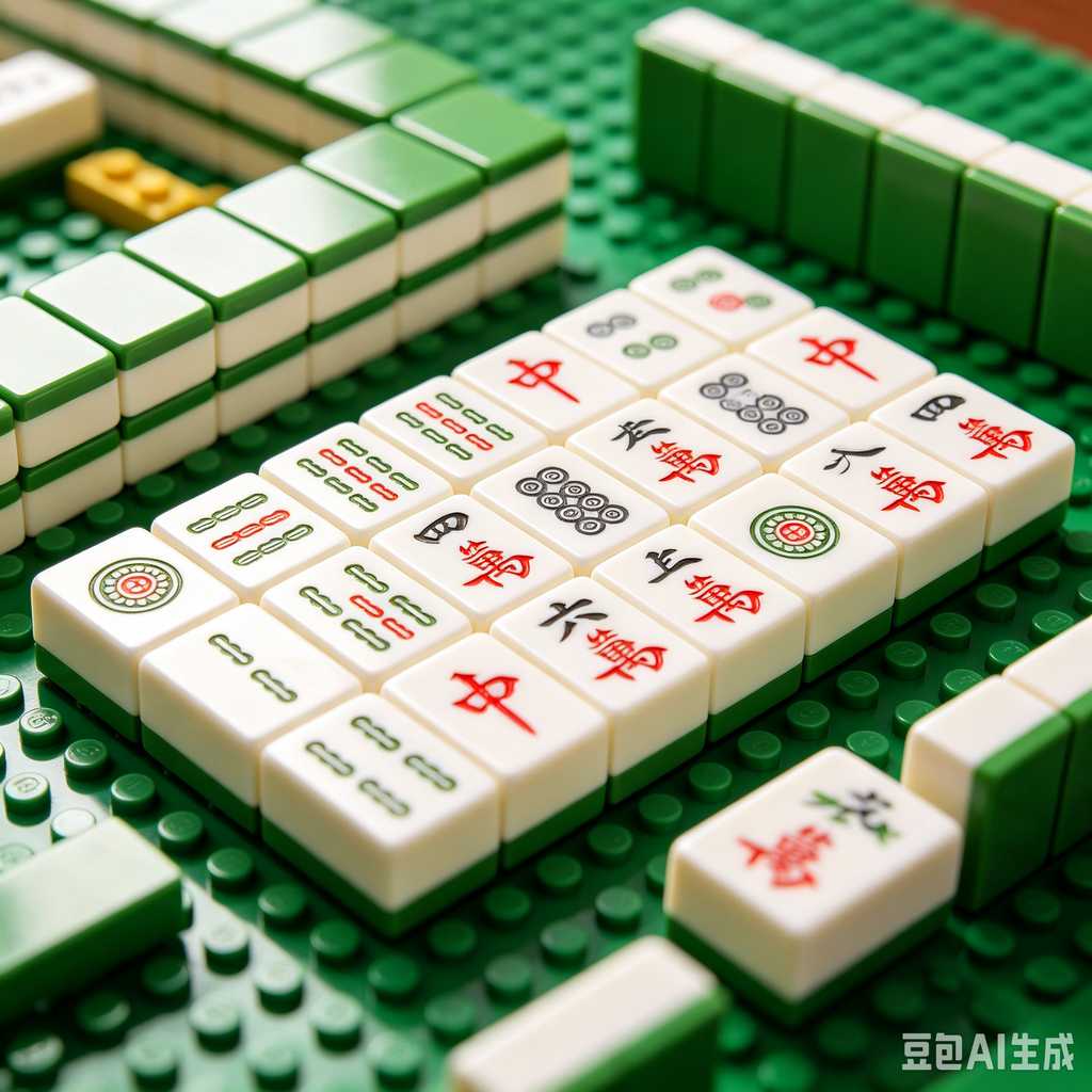 asian classic board game mahjong