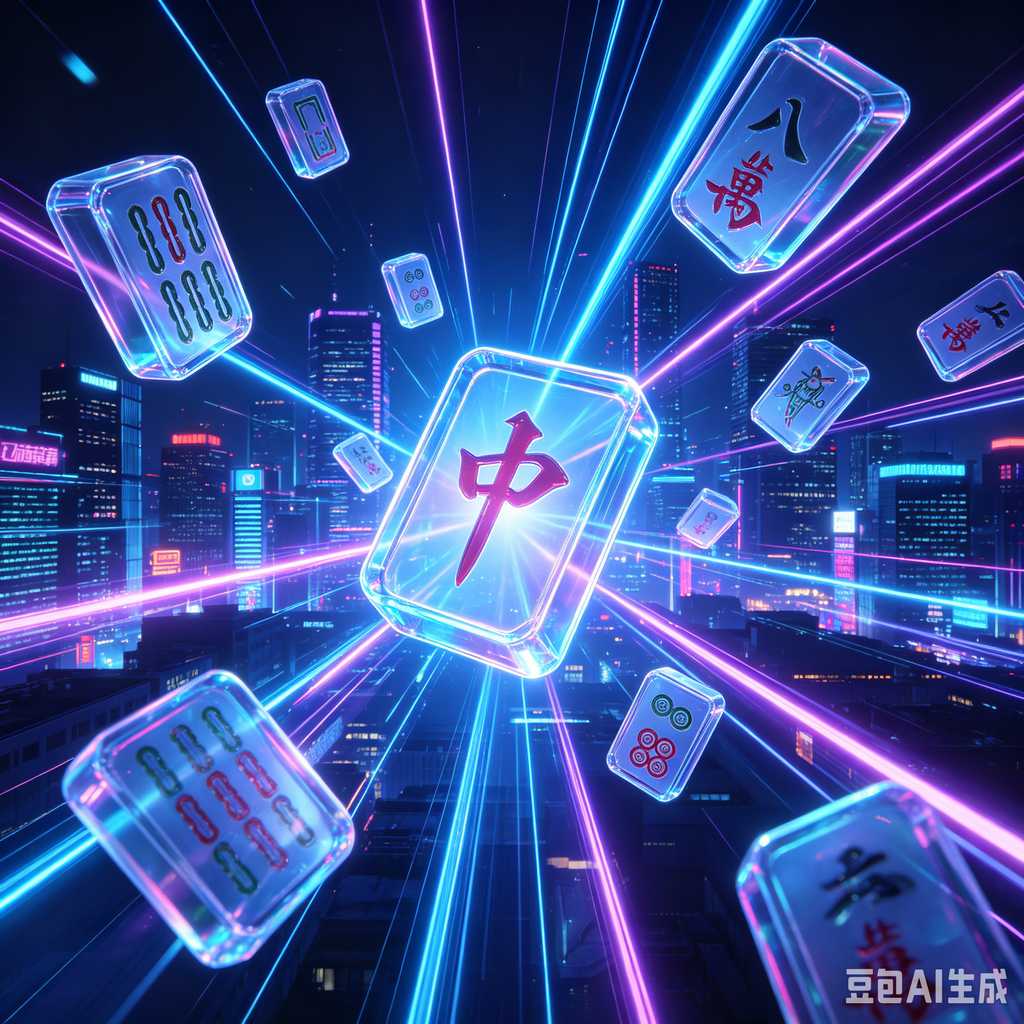 saturated color mahjong set print